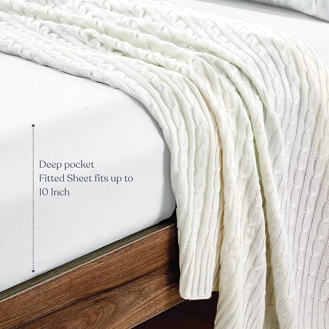 Lukeville's Cot Sheet 31" x 75", Daycare for Cot Size Mattress Sheets Pack of 2 Fitted Narrow Twin/Camp Bunk/Rvs Bunk/Trifold Mattress, Soft and PolyBlend Microfiber Cover for Toddler,White
