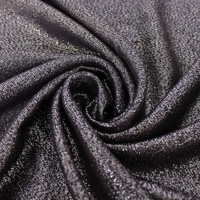 LMVERNA Women's Sparkling Metallic Soft Pashmina Shawls and Wraps Scarf in Solid Colors