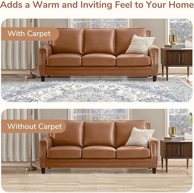 OPPODREAM Thin Throw Rugs 2x3, Small Washable Entryway Rugs 2 x 3 with Non Slip Backing, Low-Pile Faux Cashmere 2 x 3 Carpet, Purple & Green & Cream