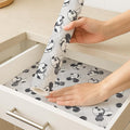 Disney Non Adhesive Shelf Liner – 18”x 10 ft Water-Resistant Drawer Liners for Kitchen Cabinets, Pantry, Fridge & Dressers – Easy Cut Cabinet Liner Roll- Mickey Mouse, Stitch & Winnie The Pooh