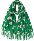 VENVSBEE Reversible Scarf Soft Large Shawl Wrap Blanket Double Sided Art Print Warm Pashmina Stoles Klimt Van Gogh Gifts
