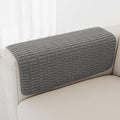 Foxdecor Couch Arm Covers Sofa Arm Covers, Arm Chair Covers Set of 2, Non-Slip Chair Arm Covers, Arm Rest Cover for Sofa, Armchair Slipcovers Couch Protector (Dark Grey 18x28 inch)
