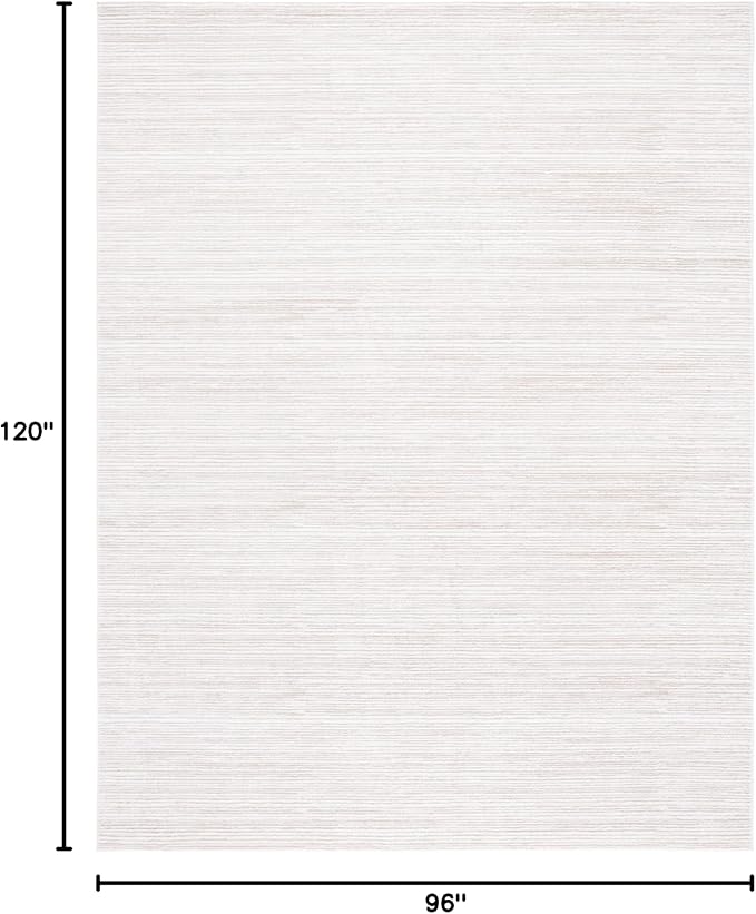 SAFAVIEH Area Rug 8x10 - Vision Collection - Large - Ivory, Modern Ombre Design, Non-Shedding & Easy to Clean, Ideal for Living Room, Bedroom, Dining Space (VSN606J)