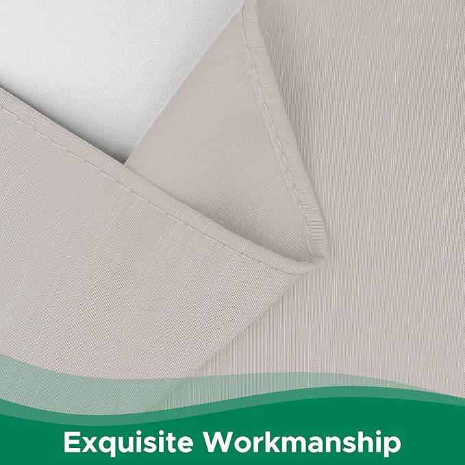 Biscaynebay Wrap Around Bed Skirts for King & Cal King Beds 15" Drop, Camel Grey Adjustable Elastic Dust Ruffles Easy Fit Wrinkle & Fade Resistant Silky Luxurious Fabric Machine Washable