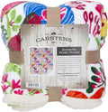 CARSTENS, INC. Ultra Premium Super Soft Plush Sherpa Fleece Oversized Throw Blanket 54" x 68", Butterfly
