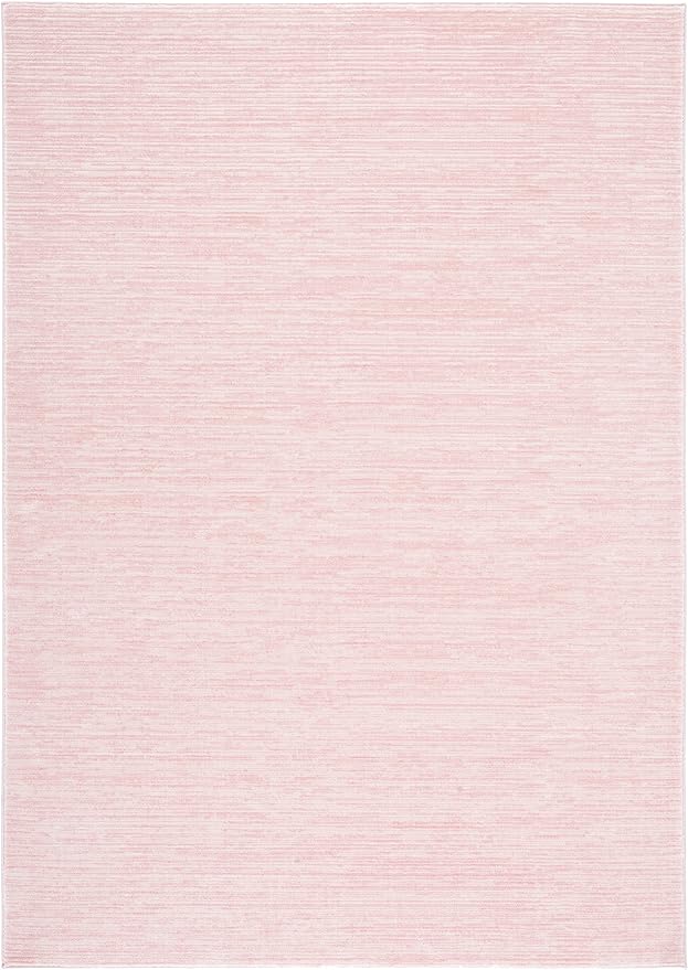 SAFAVIEH Area Rug 6x9 - Vision Collection - Pink, Modern Ombre Design, Non-Shedding & Easy to Clean, Ideal for Living Room, Bedroom, Dining Space (VSN606U)