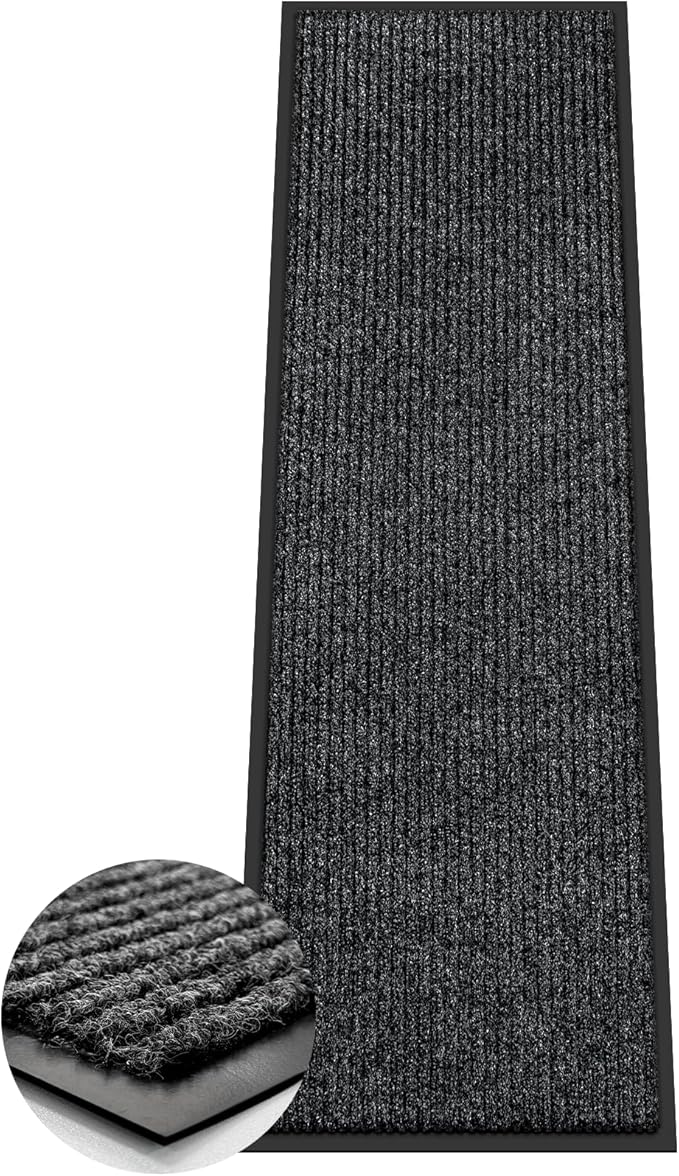 Azadx 3'x10' Indoor Outdoor Door Mat Heavy Duty Front Door Mat Ultra Absorbent Muddy Dirt Resist Welcome Door Mats Non-Slip Backing Entrance Mat for Home Commercial Outdoor Entrance Floor Mat
