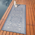 Keen Home Design Terrace Outdoor Runner Rug - 2x10 Washable Indoor/Outdoor Rug for Patio, Kitchen, Balcony, Beach, Garden, Deck and Porch, Size: 2'2"x9'11"