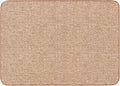House, Home and More Skid-Resistant Carpet Indoor Area Rug Floor Mat - Praline Brown - 4 Ft X 6 Ft - Non Slip Rubber Backing, Stain Resistant, Dog Friendly, Living Room Bedroom Kitchen Entryway