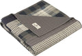 Woolrich Luxury Quilted Throw - Cabin Lifestyle, Patchwork with Moose Design All Season, Lightweight and Breathable Cozy Bedding Layer Throws for Couch Sofa, 50" W x 70" L, Winter Hills Tan