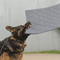 MABOZOO Indestructible Dog Beds - Chew Proof Crate Pad for Aggressive Chewers, Machine Washable Quilted Mat, Durable for Small Dogs, Grey Kennel Pad (28x47 in)