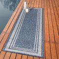 Keen Home Design Terrace Outdoor Runner Rug - 2x6 Washable Indoor/Outdoor Rug for Patio, Kitchen, Balcony, Beach, Garden, Deck and Porch, Size: 2'2"x5'7"