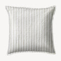SanVia Ivory Pleat Premium Cotton Throw Pillow Covers, 20 x 20 Inches, Luxury Holiday Themed Handwoven Couch Pillow Covers, Hidden Zipper, Elegant Home Décor, Insert Not Included