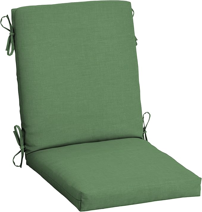ARDEN Outdoor Dining Chair Cushion, 20 x 20, Rain-Proof, Fade Resistant, Moss Green Leala
