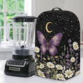 Butterfly Moon Floral Blender Cover Dust Cover Delicate Appliance Dust Cover for Small Food Processor Coffee Maker Juice Maker Purple Butterfly