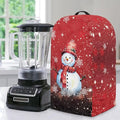 Christmas Blender Dust Cover Stand Mixer or Coffee Maker Appliance Covers with Drawstring, Anti Fingerprint Dust Proof Stain Resistant Blender Cover for Kitchen, Cute Snowman Print