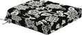Arden Foam Outdoor Round Back Seat Cushion, 20 x 19, Made with ProFoam, Rain-Proof, Fade Resistant, Ashland Black Jacobean
