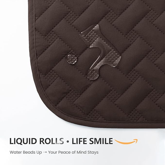 gogobunny 100% Double Sided Waterproof Dog Blanket Soft Pet Bed Cover Reversible Protect Furniture Couch Sofa Car for Puppy Cat (Dark Coffee/Light Coffee, 82x120 Inch (Pack of 1))