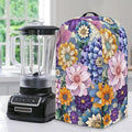 Boho Flower Bright Blossom Countertop Blender Cover Kitchen Appliance Dust Protection Cover Anti Fingerprint Easy to Clean Standard Countertop Blender Appliance, Machine Washable