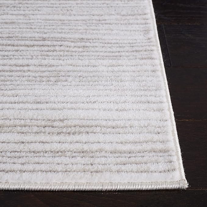 SAFAVIEH Vision Collection Runner Rug - 2'2" x 12', Ivory & Grey, Modern Ombre Design, Non-Shedding & Easy to Clean, Ideal for Foyer, Hallway, Bedroom (VSN606K)