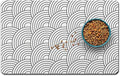 Dog Food Mat for Floors, Absorbent and Quick-Drying Pet Cat Food Mat,Anti-Fouling and Easy-to-Clean Pet Feeding Mat,Dog Bowl Mats for Messy Drinking Water Bowls.17x32inch Boho Style
