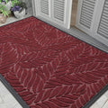 Yimobra 60x36 Large Door Mat Outdoor Indoor, All-Season Waterproof Door Mat Outside Entrance, All-Weather Non-Slip Outside Doormat for Garage Patio Entryway, Red