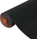 Nisorpa Carpet Runner, 4 x 10FT Indoor Outdoor Floor Mat with Non-Slip TPE Rubber Backing Commercial Carpet Runner Hallways Area Rugs for Kitchen Balconies Living Room Dining Room (Dark Gray)