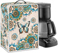 Mumeson Vintage Butterfly Flowers Coffee Maker Cover Blender Dust Pouch Kitchen Accessories Protection