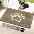 Bcoimo Super Absorbent Dog Door Mat, 30"*20" Anti Slip Mat for Muddy Paws, Pet Rugs for Dirty Paws Washable That Absorbs Moisture and Dirt, for Dog Cage and Pet Resting Carpet