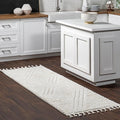 nuLOOM Risette Ivory, 2'8" x 8', Geometric, Soft and Textured, High Traffic, Stain Resistant, Easy Clean, Durable Runner for Bedroom, Living Room, Dining Space, Den, Foyer, Entryway