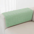 Foxdecor Couch Arm Cover Sofa Armrest Cover Armchair Covers, Anti-Slip Couch Arm Protectors Sofa Arm Covers Pack of 2pcs, (Sage Green 24x28 Inch)