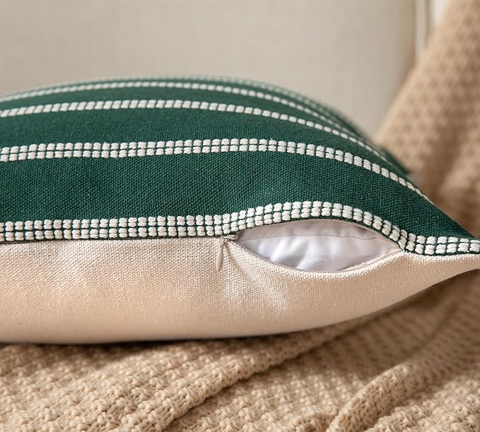 Caflife Boho Christmas Pillow Covers 12x20 Set of 2 Soft Farmhouse Decorative Sofa Pillow Cases, Holiday Christmas Throw Pillow Covers, Couch Bed Cushion Covers Living Room Home Decor