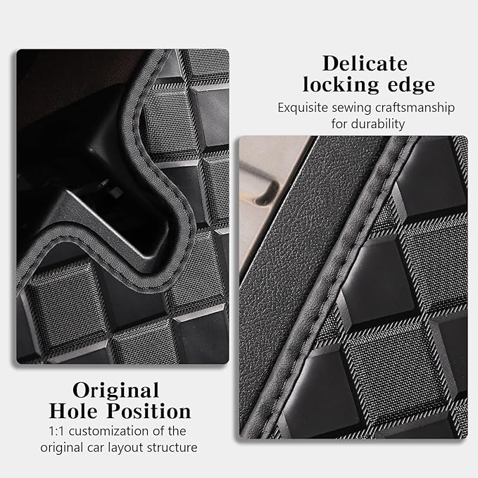 Cargo Mat & Backrest Mats for 2020-2025 Kia Soul (Cargo Mat Only Fit The Rear Deck in Upper Position),Cargo Liner Rear Trunk Liner Back Seat Cover Protector