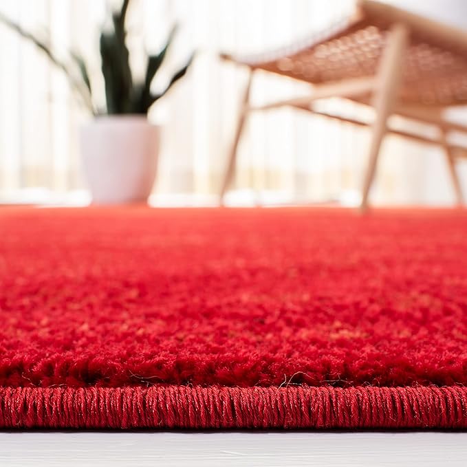 SAFAVIEH Adirondack Collection Area Rug - 5'5" x 7'7", Red & Grey, Modern Ombre Design, Non Shedding & Easy to Clean, Ideal for Living Room, Bedroom, Office, Dining Space (ADR113Q)
