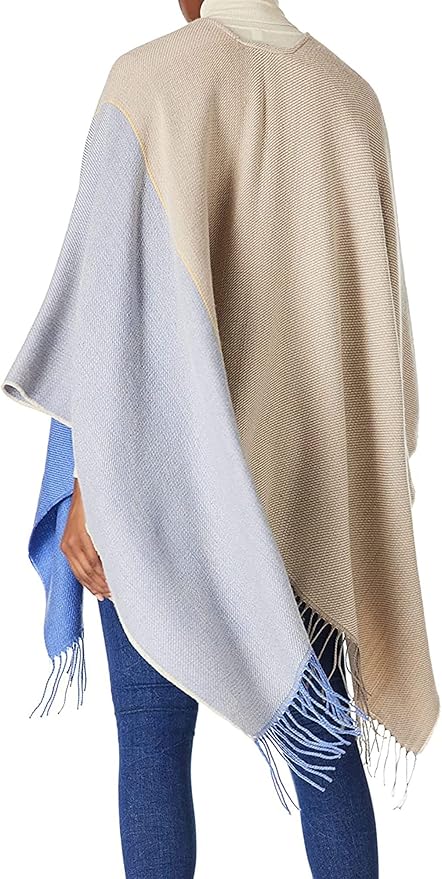 Breezy Lane Women's Shawl Wraps Warm Poncho Ruana Wrap Cardigan