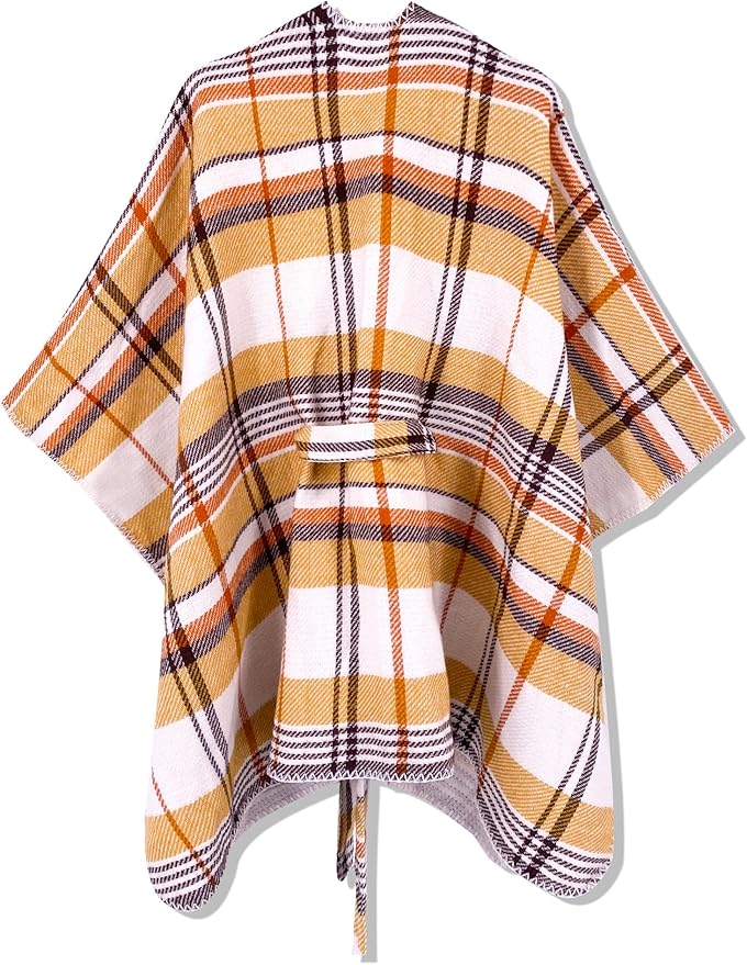 Breezy Lane Women's Shawl Wraps Warm Poncho Ruana Wrap Cardigan