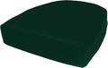 Cushion Source Rounded Back Seat Cushion, 19.5" x 20" x 5" deep Indoor and Outdoor Durable seat Cushion Made with Fade Resistant Sunbrella Fabric, Hidden Zipper, Sunbrella Forest Green