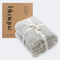 Super Soft Throw Blanket 50 x 60 Inches, Half-Side Plush Fuzzy Blanket for Couch, Sofa, Bed & Chair, Warm Cozy Lightweight Knit Blanket for Fall & Winter