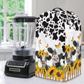 Kitchen Stand Mix Blender Cover with Drawstring Kitchen Appliance Anti Fingerprint Dust Proof Stain Resistant Coffee Maker Food Processor Stand Mixer Cover Sunflower Milk Cow