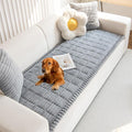 Mivnue Pet Couch Cover, Couch Covers for Dogs, Washable Dog Sofa Covers Couch Protector, Fuzzy Non Slip Couch Slipcover Pet Friendly