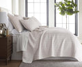 Levtex Home Tobago Stripe Taupe Reversible Full/Queen Quilt Set (88x92in) and 2 Pillow Shams (26x20in) - Striped - Taupe, White - Cotton Full/Queen Size Quilt Bedding Set - Lightweight Soft Pre-Washed