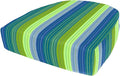 Cushion Source Rounded Back Seat Cushion, 19.5" x 20" x 5" deep Indoor and Outdoor Durable seat Cushion Made with Fade Resistant Sunbrella Fabric, Hidden Zipper, Sunbrella Seville Seaside