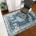 Office Chair Mat for Hardwood Floor, 60"x45" Easy Glide Computer Desk Mat Protector for Rolling Chair Under Desk Rug Nonslip Backing, Machine Wash, (Modern)