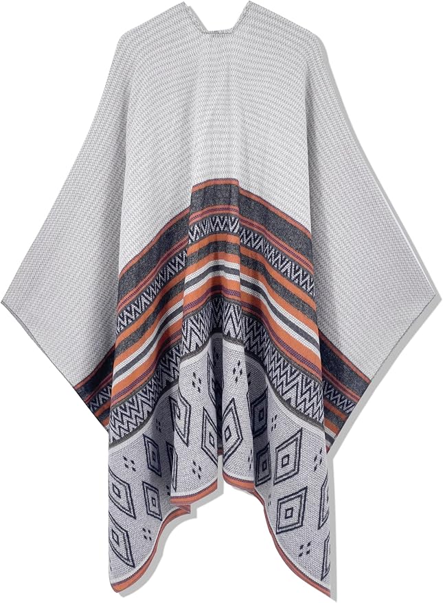 Breezy Lane Women's Shawl Wraps Warm Poncho Ruana Wrap Cardigan