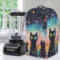 Vintage Black Cat Blender Dust Cover Food Processor Cover Coffee Machine Appliance Covers for Kitchen Counter Blender Covers for Kitchen Machine