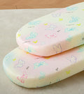 Jersey Butterfly Bassinet Sheets for Baby Girls,32 "x 16 "x 4", 2 Pack,Pink Cute Kawaii Standard Oval/Retangle Fitted Bassinet Sheets for Toddler,Super Soft Breathable