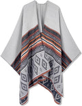 Breezy Lane Women's Shawl Wraps Warm Poncho Ruana Wrap Cardigan