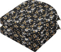 idee-home Outdoor Chair Cushions Set of 2, Thick 17" x 17" x 3" Outdoor Seat Cushions Patio Furniture Waterproof with Ties, Dining Pads