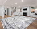Keen Home Design Area Rugs - 12x15 Non-Shedding, Abstract Rugs for Kitchen, Living Room, Bedroom, Dining Room, Entryway - Size: 12' x 15', Abstract Cream/Grey