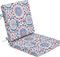 Arden Foam Outdoor Dining Chair Cushion, 20 x 20, Made with ProFoam, Rain-Proof, Fade Resistant, Clark Blue